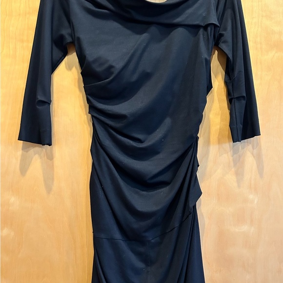 DVF’s Bentley rushed black dress - Picture 3 of 5